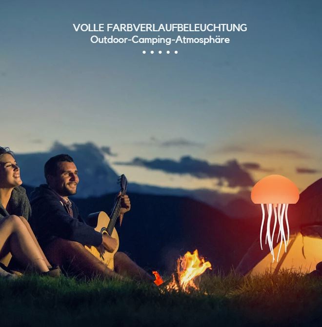 Luminous Jelly LED Lampe – Dein kleiner Ozeanfreund für Zuhause!