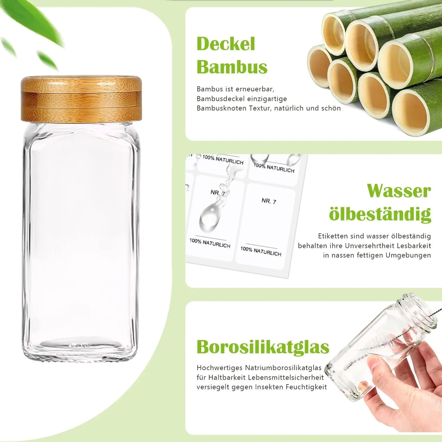 🖤 Gewürzgläser PURE SPICE 🖤